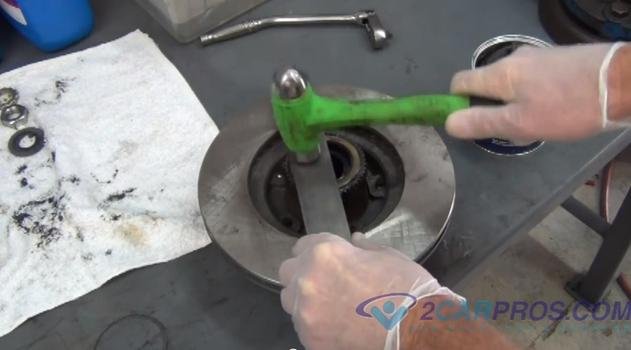 Instalación del sello de grasa