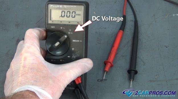 voltímetro voltaje dc