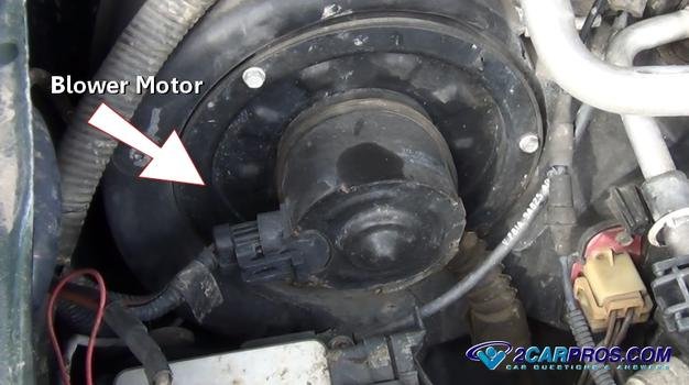 motor del ventilador