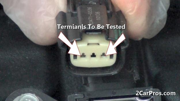 terminal de prueba del conector