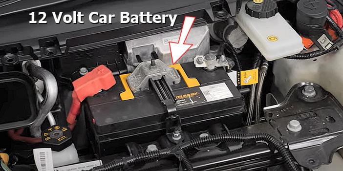 batería de coche de 12 voltios