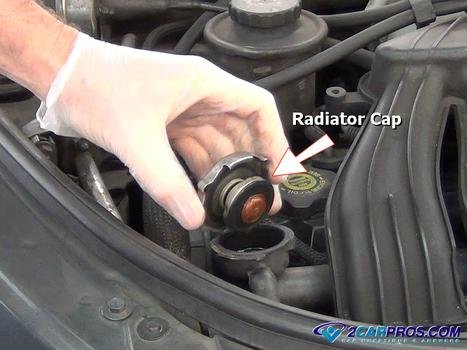 quitar la tapa del radiador