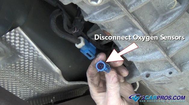 quitar el sensor de oxigeno