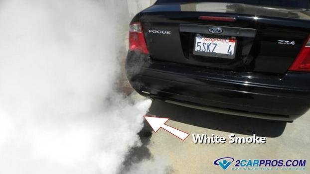 emite vapor de humo blanco