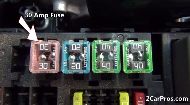fusible de 30 amperios