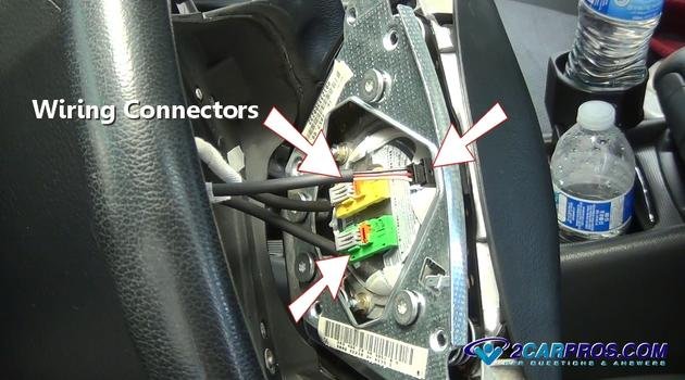 conector del cableado del airbag