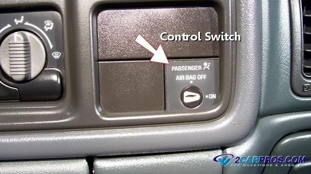 interruptor de control del airbag