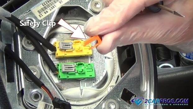 clip de seguridad del airbag secundario