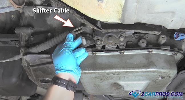 quitar el cable de cambio