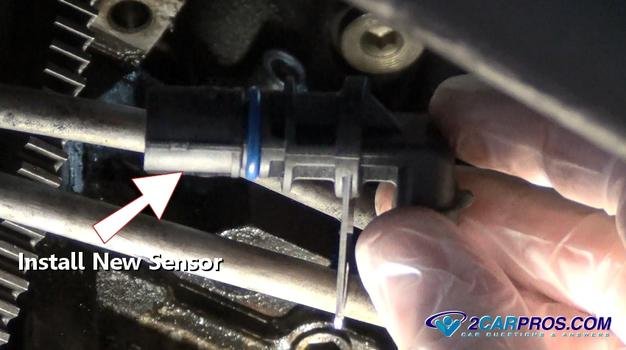 Instalación de un nuevo sensor de ángulo del cigüeñal