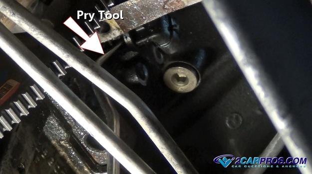 Desmontaje del sensor del cigüeñal