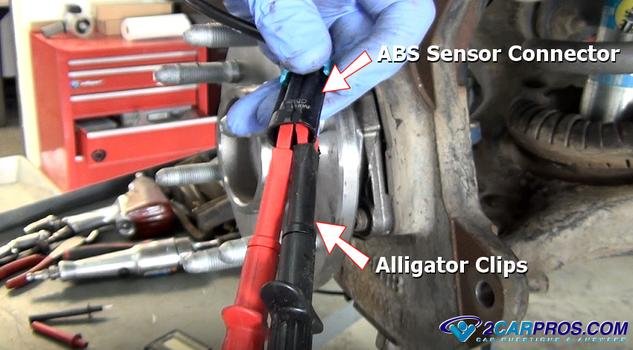 Prueba de sensores ABS