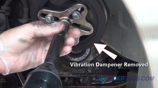 Amortiguador de vibraciones eliminado