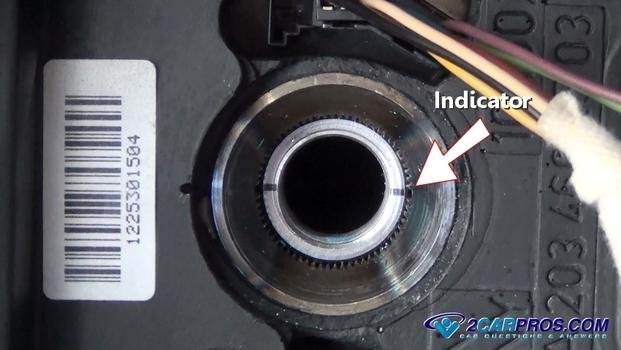 indicador del volante