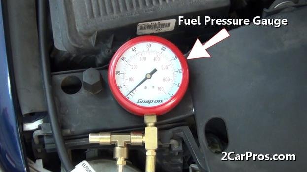 manómetro de combustible