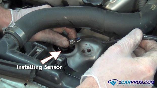 Instalación del sensor de oxígeno