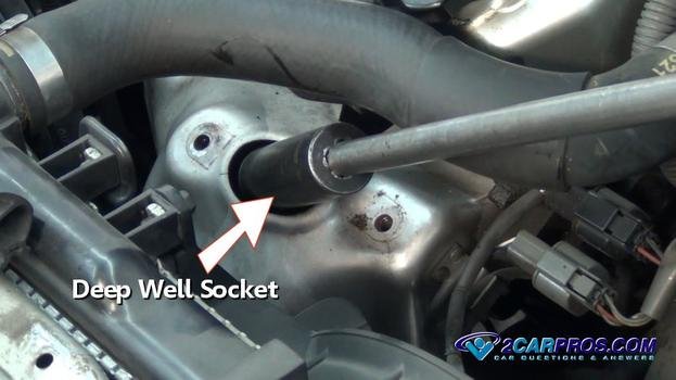 Toma de extracción del sensor de O2