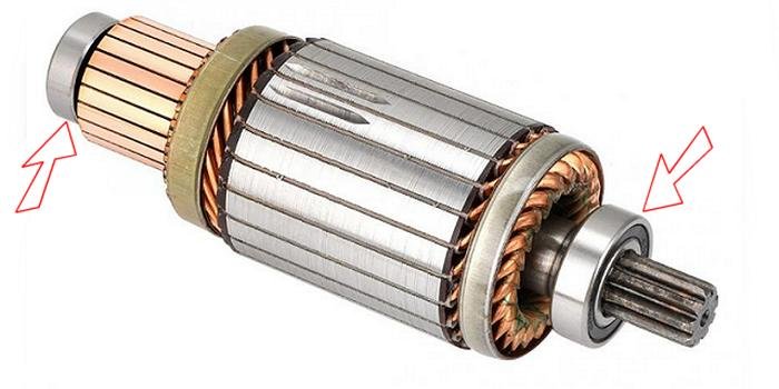armadura del motor de arranque