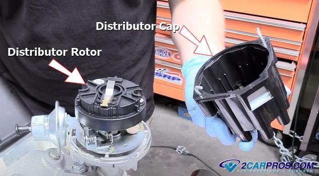 rotor de la tapa del distribuidor